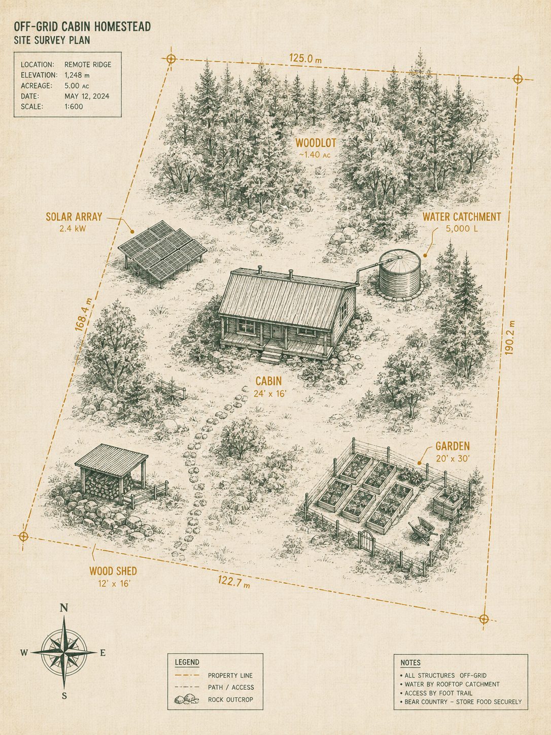 Off-Grid Cabin
